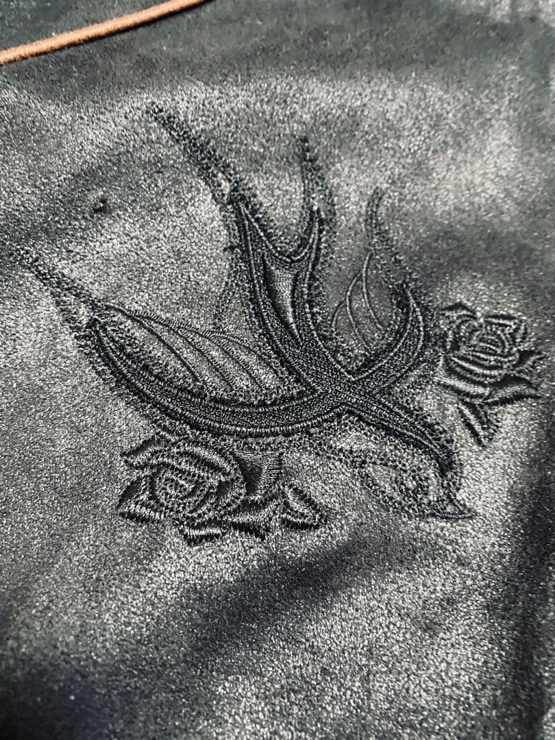 ２面用 beanch スカル 日本限定 スカジャン レーヨン ベロア