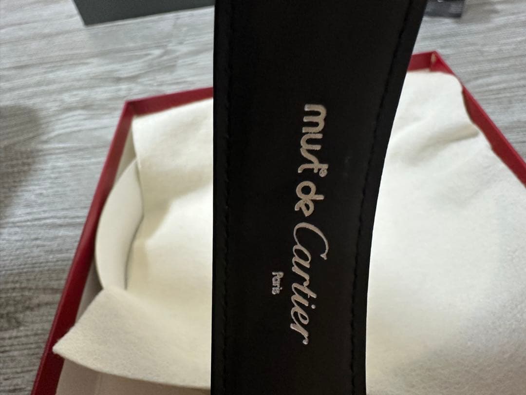 ブ*ジ様 正規品 must de Cartier ベルト レザー 全長126cm