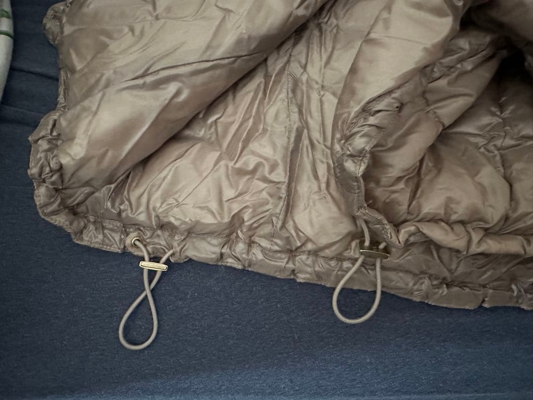 【美品】HERNO ヘルノ ダウンコート レディース ベージュ カシミヤ　46