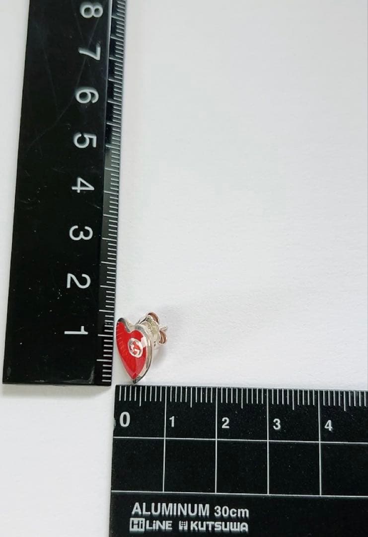 グッチ　GUCCI インターロッキングG ハートピアス　ag925