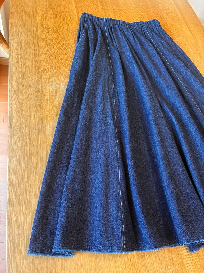 ババグーリ　柔らかで軽い着心地のデニムセットアップ　ヨーガンレール