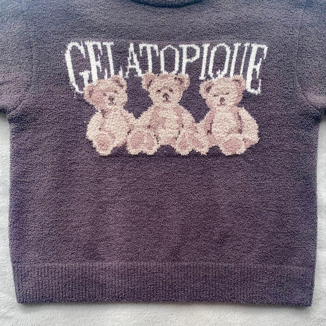 m*k様 ジェラートピケ モチーフジャガードプルオーバー＆ボーダーロングパンツ