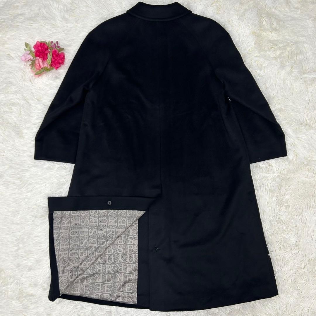 【極美品/L】バーバリー チェスターコート アウター カシミヤ100% Aライン