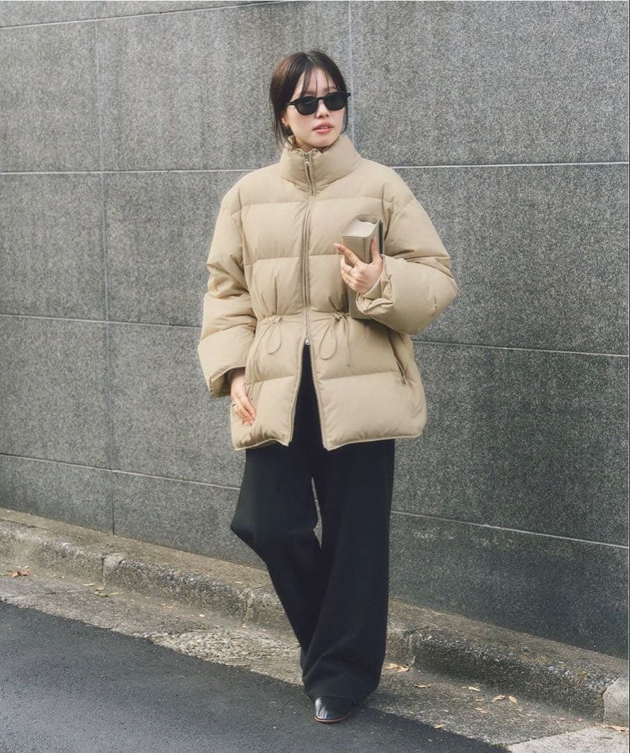 新品・未開封Plage HAKUU ハクウ別注ダウンジャケット　ベージュ　38