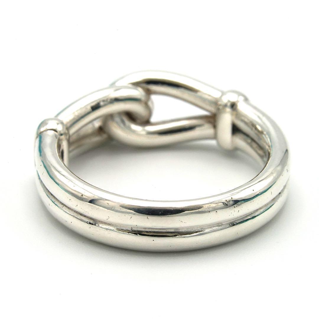 極美品レア オールドティファニー ノット リング 15.5号 シルバー925