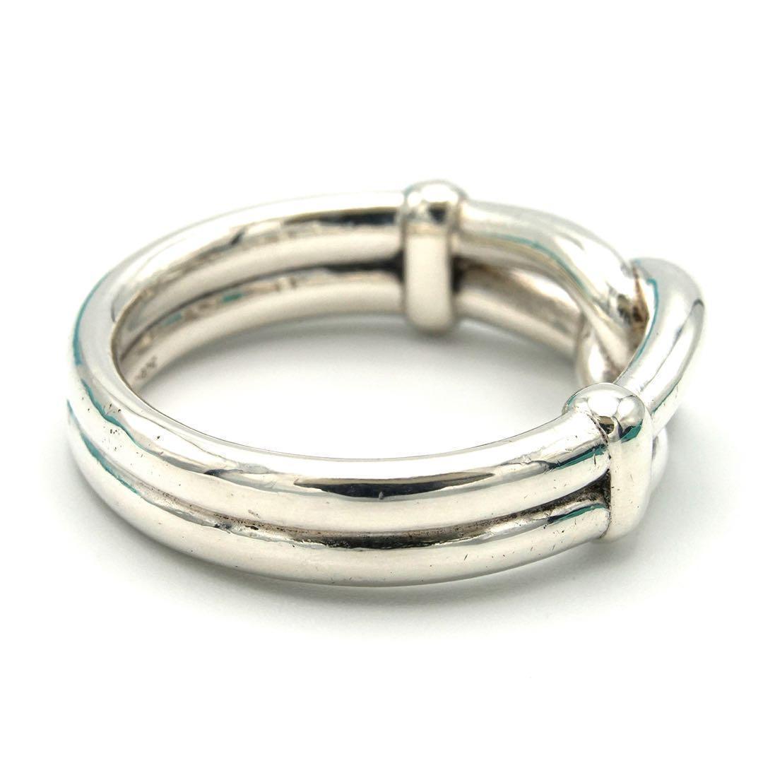 極美品レア オールドティファニー ノット リング 15.5号 シルバー925