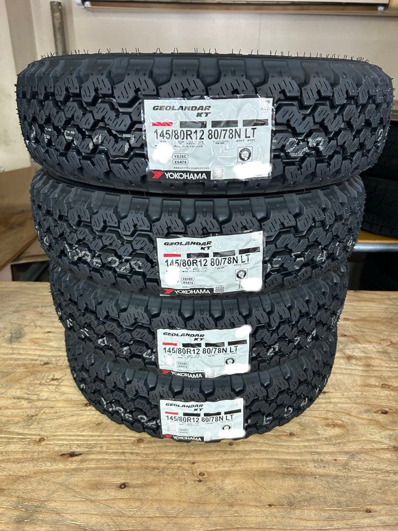 全国送料込★新品ヨコハマジオランダーKT★145/80R12★軽トラ,軽バン