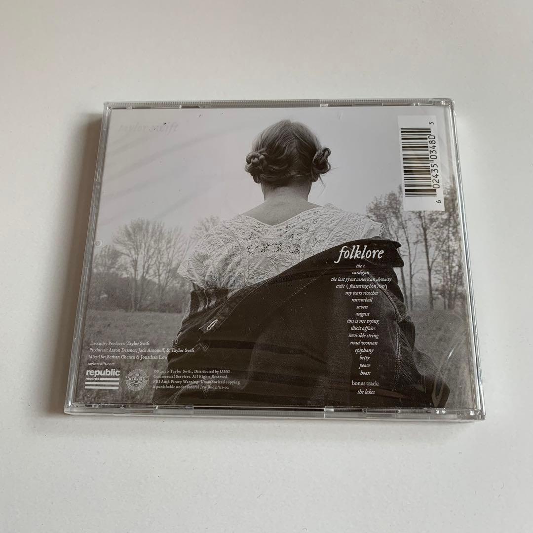 【新品未開封】直筆サインCD Taylor Swift Folklore