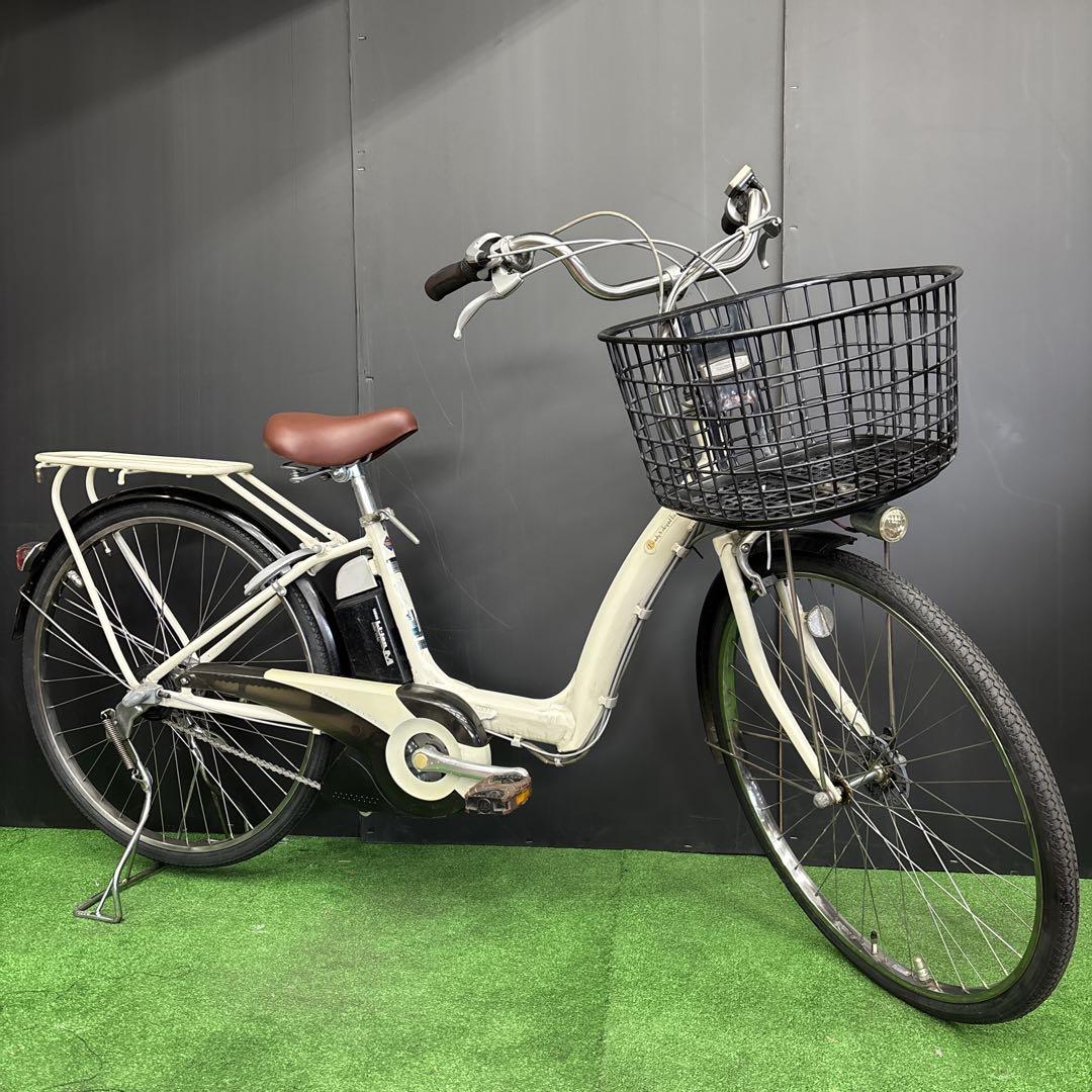 電動自転車 BS BEAUTE アイボリー　3人乗り対応　70★