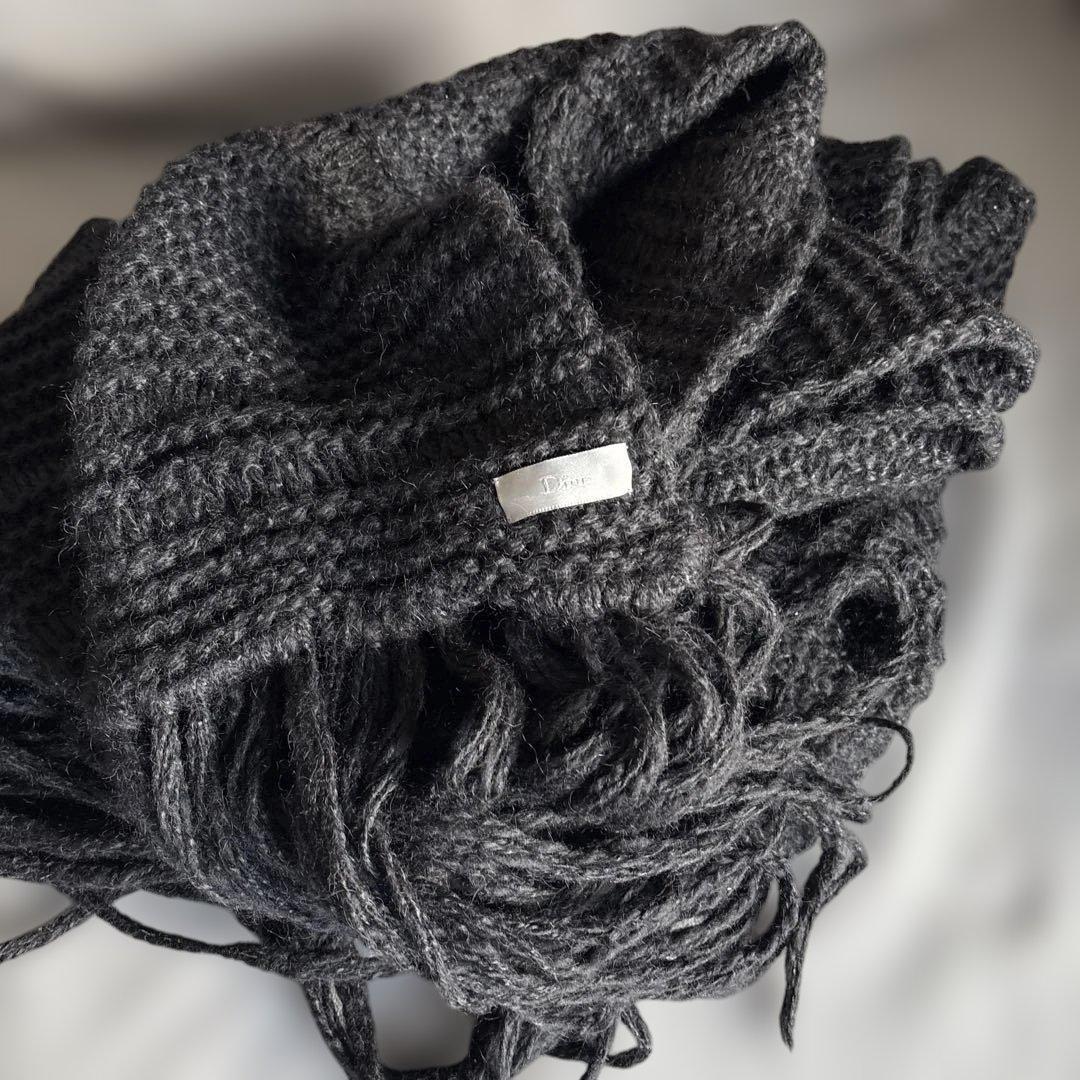 ディオールオム　ロングマフラー　エディ期