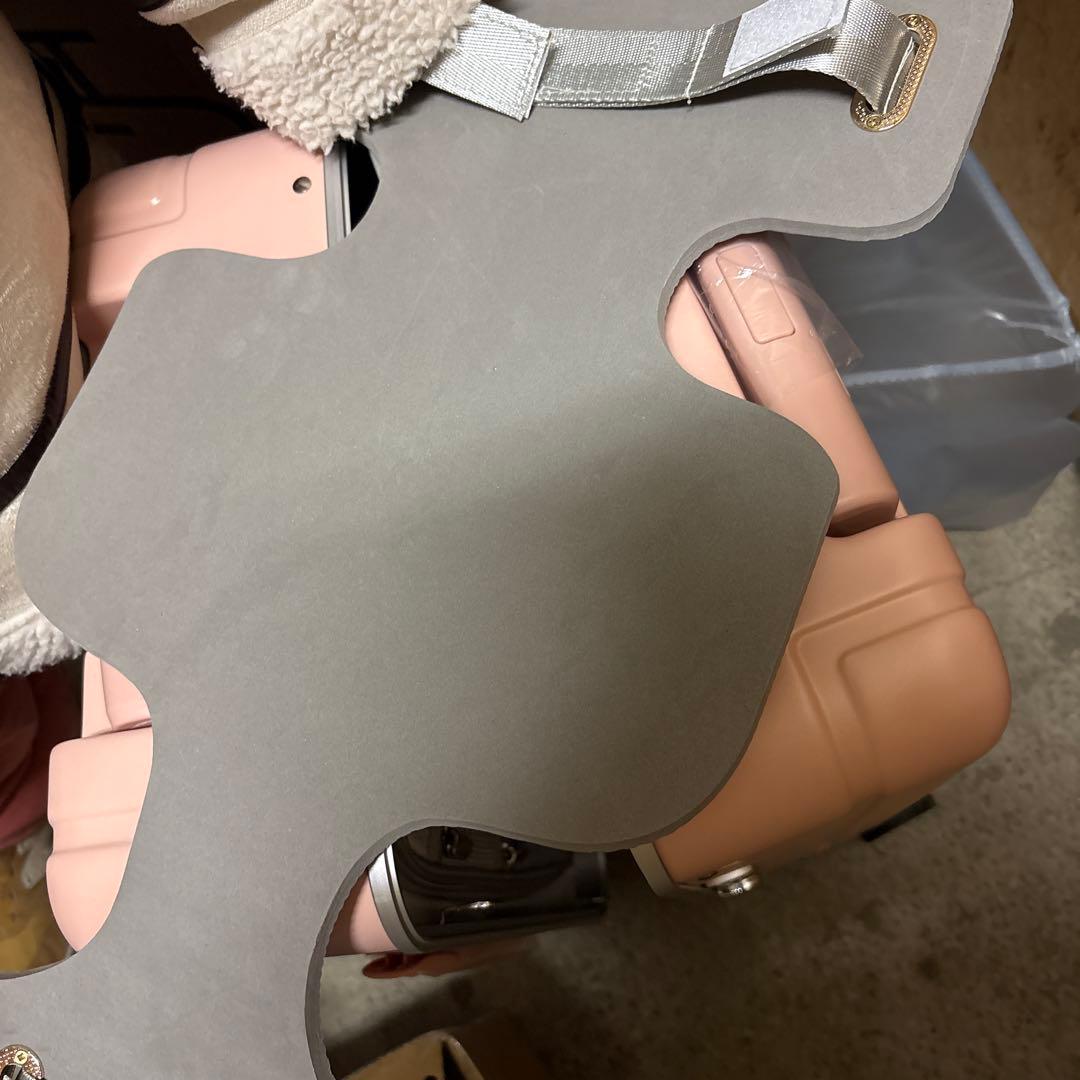 新品未使用 多機能子供乗れるスーツケース　40リットル　ピンク