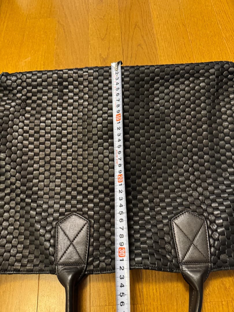 【美品】Bruno Parise Italia ブラックトートバッグ