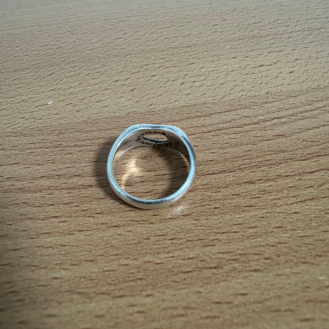 ヴィンテージ　Tiffanyリング　オープンハート　6号