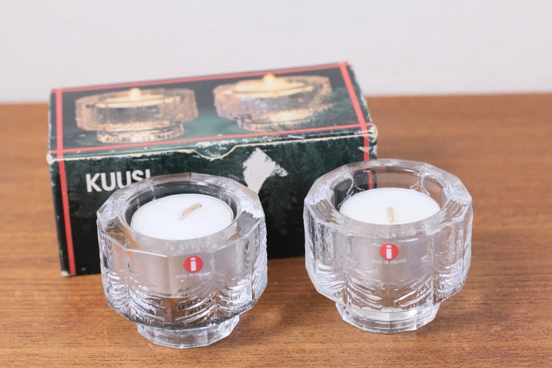 5391 kuusi 2個　キャンドルホルダー　クーシ　イッタラ　