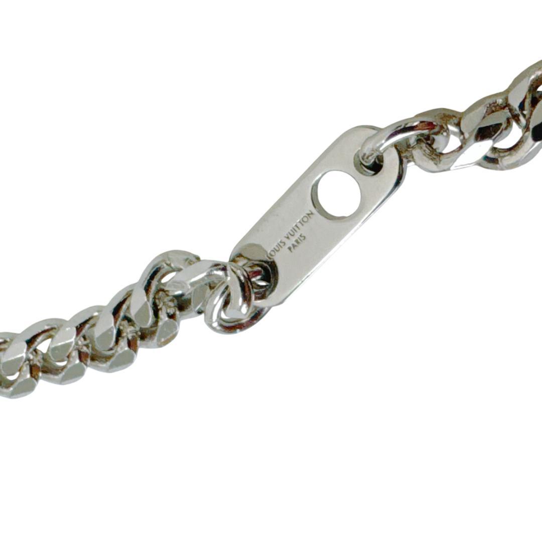 LOUIS VUITTON ネックレス ペンダント ダミエ ステープル 現行