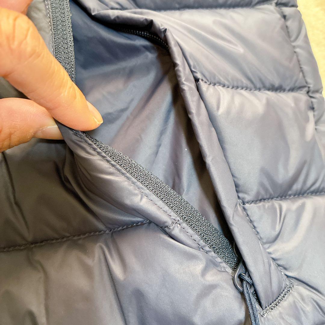 DANTON ダントンのインナーダウンベスト　送料無料　ネイビー　36男女兼用