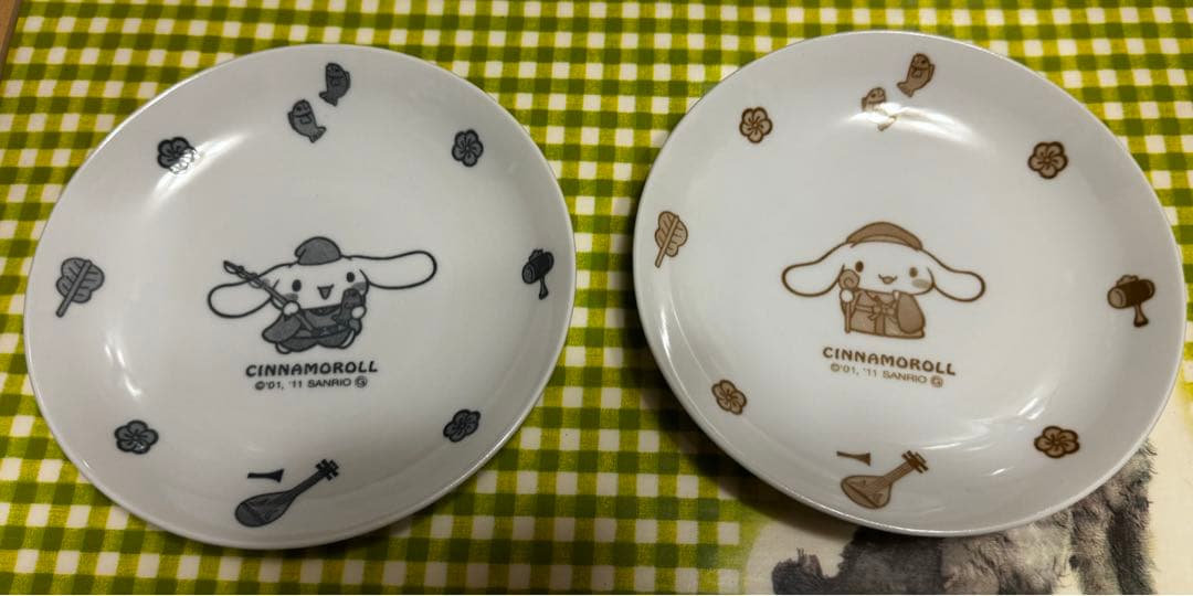 【非売品】シナモロール 七福神プレート 8枚組 東京都民銀行 60周年