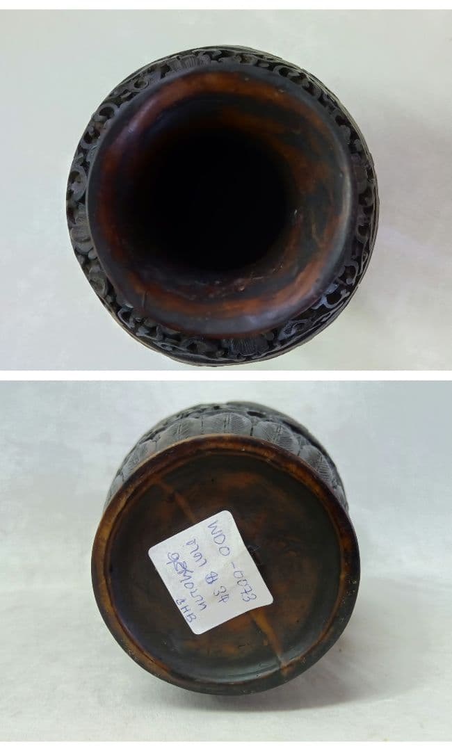 彫刻　花瓶　龍　花器　ドラゴン　オリエンタル　　骨董　縁起物　インテリア　飾り壷