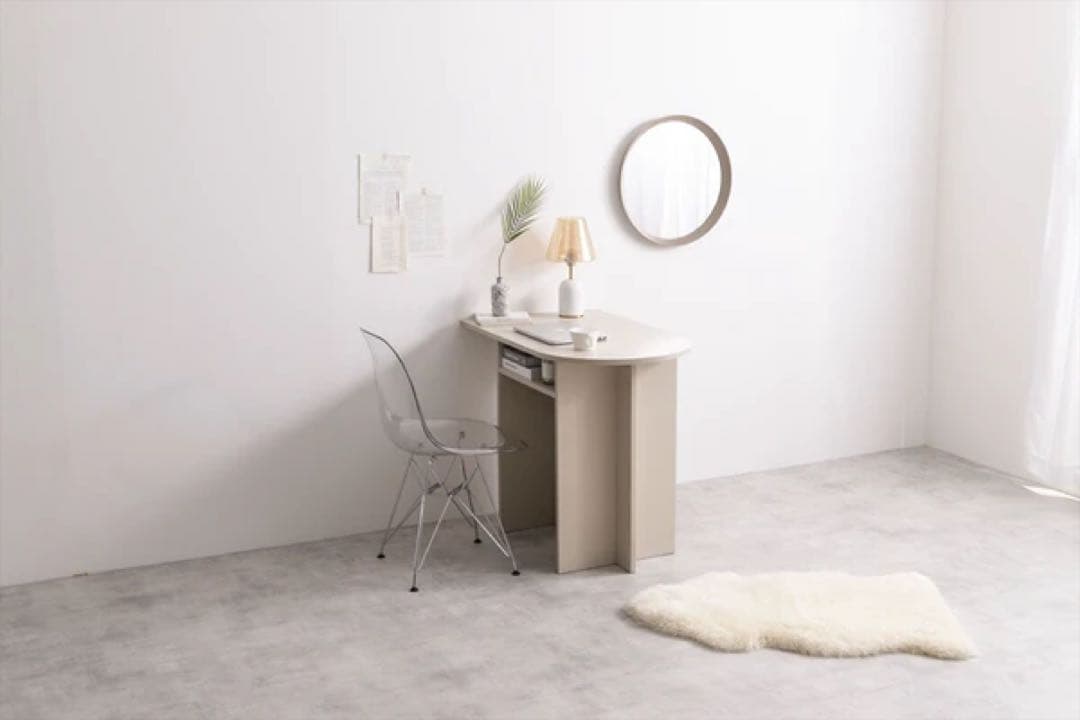 【幅90cm】Luna 棚付きマルチデスク【送料無料】