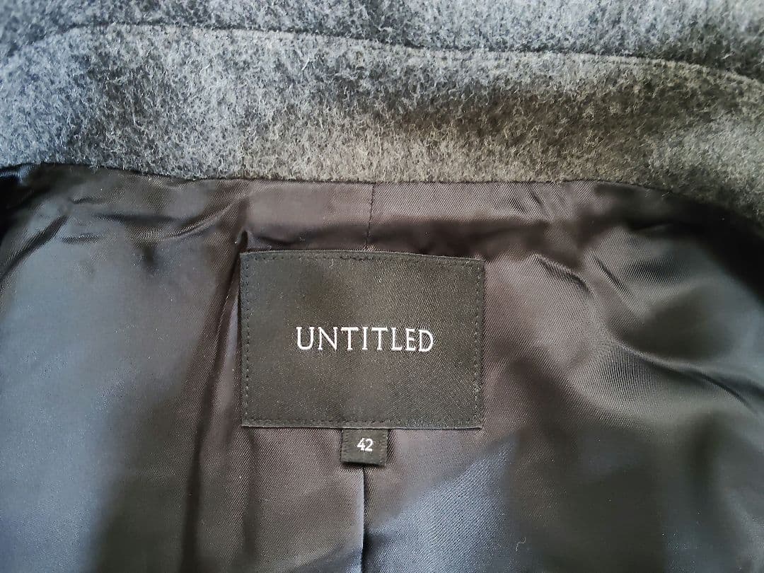 UNTITLED　ビーバーチェスターコート　42（3L）