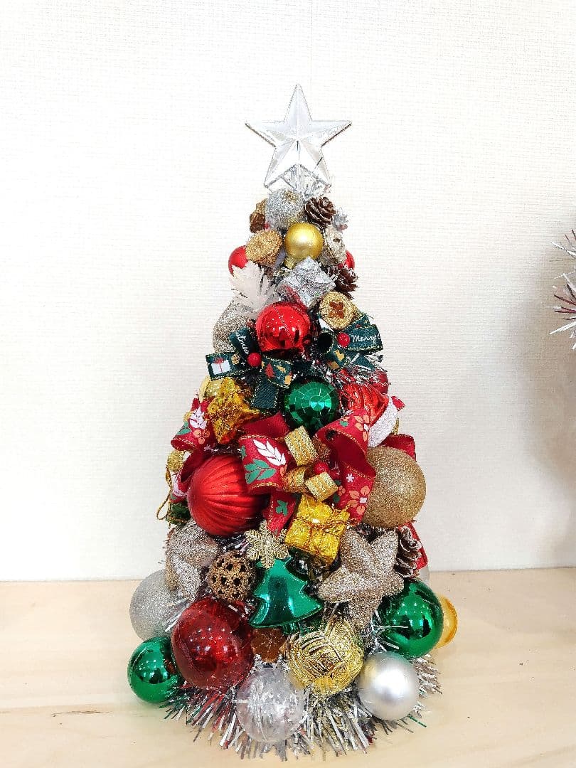 クリスマスツリー 卓上　クリスマスリース　フラワーリース　玄関リース