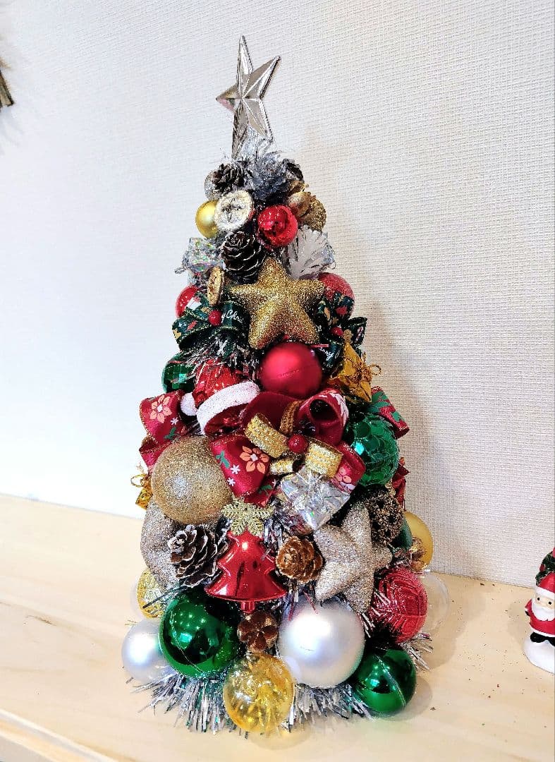 クリスマスツリー 卓上　クリスマスリース　フラワーリース　玄関リース
