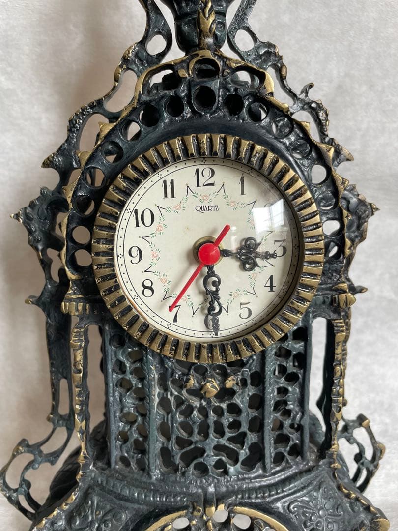 置き時計アイアン装飾(1)