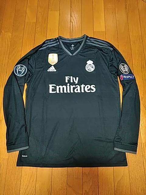 レアルマドリード 長袖 ユニフォーム XL フルパッチ