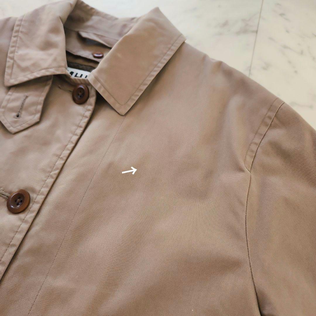 MHL. ロングコート コットンナイロン ダウンライナー付き 2 ベージュ