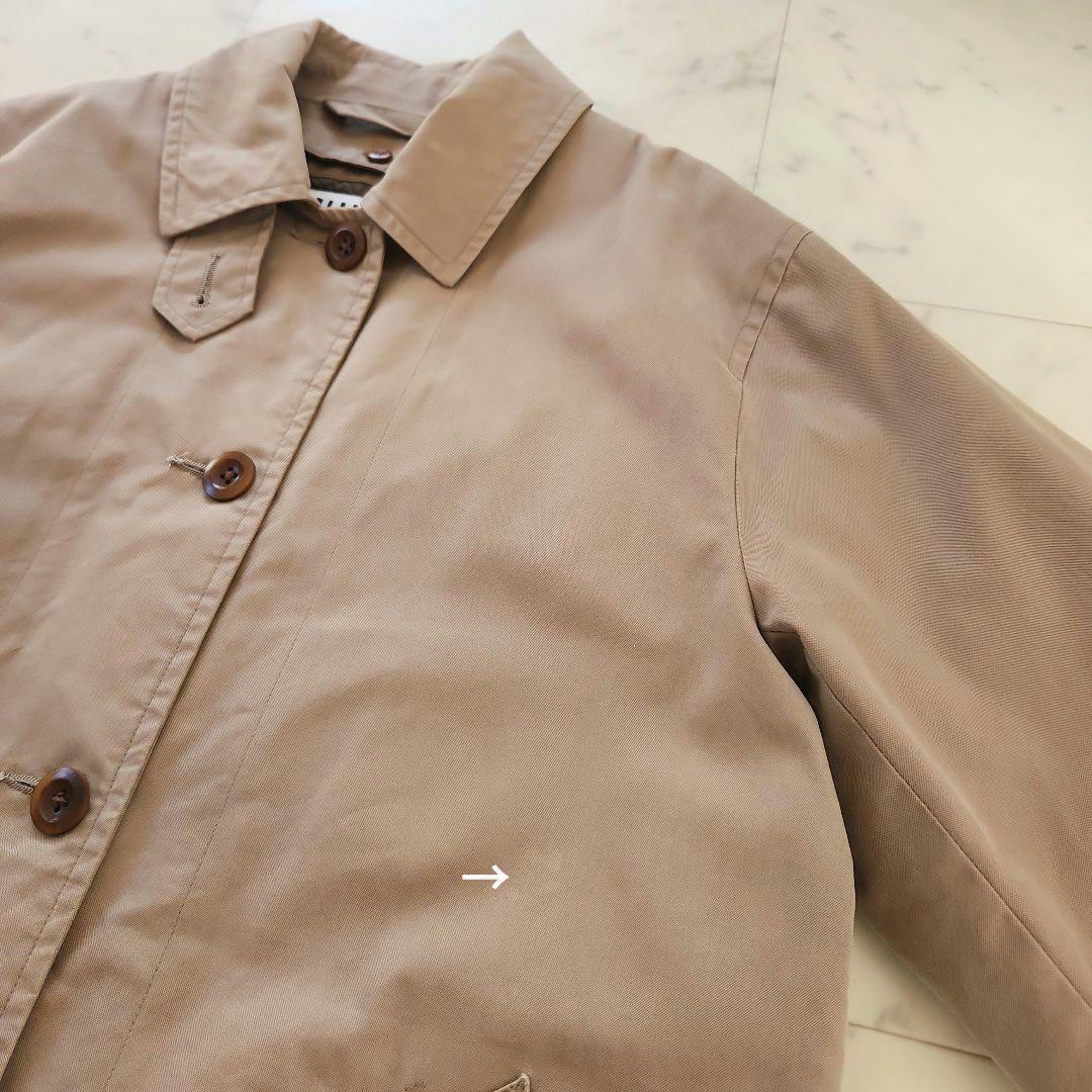 MHL. ロングコート コットンナイロン ダウンライナー付き 2 ベージュ