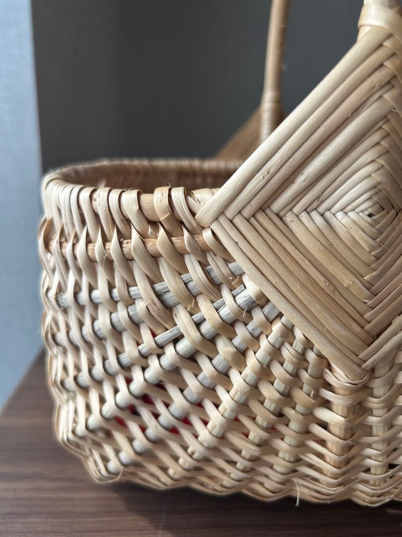 【11/16削除】最終価格【新品】かご　バスケットＳ　ラトビア　ナチュラル　北欧