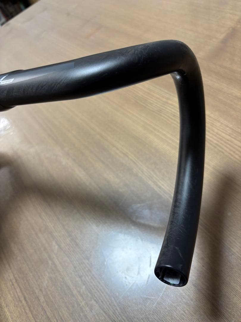【美品】fsaK-forcecompactカーボンハンドル下ハンc-c幅:420
