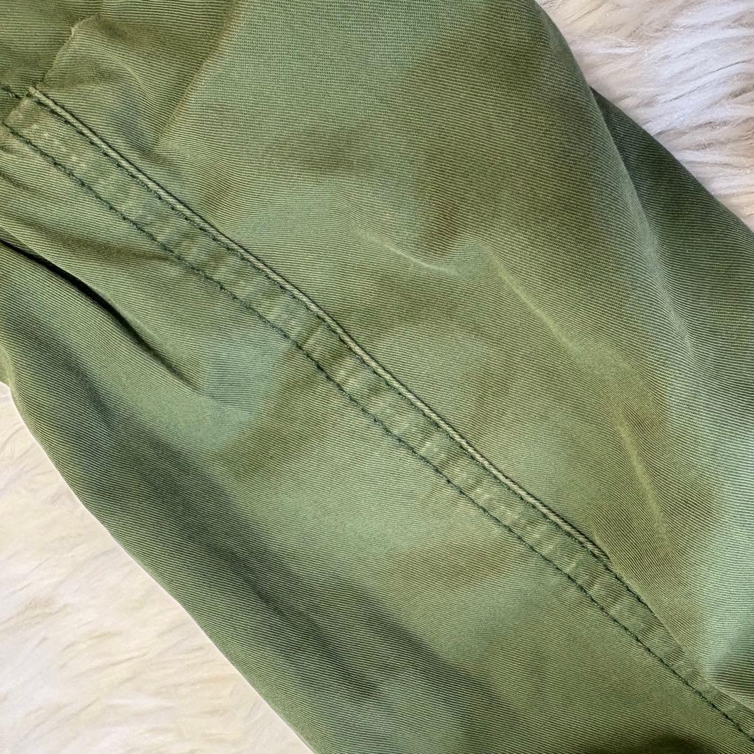 良品✨Y2K ディーゼル ショート丈 フードパーカー カーキ ジャケット