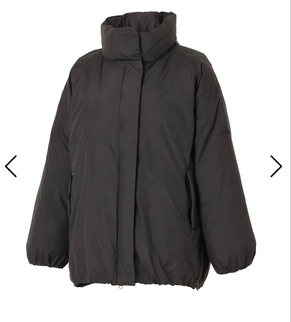 ナンガ NANGA スタンドカラー ダウンジャケット　ブラック レディースM