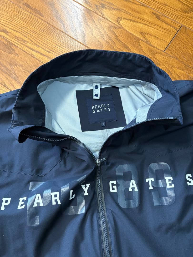 高級！パーリーゲイツ ゴルフジャケット フリースインナー付パーカー サイズ6