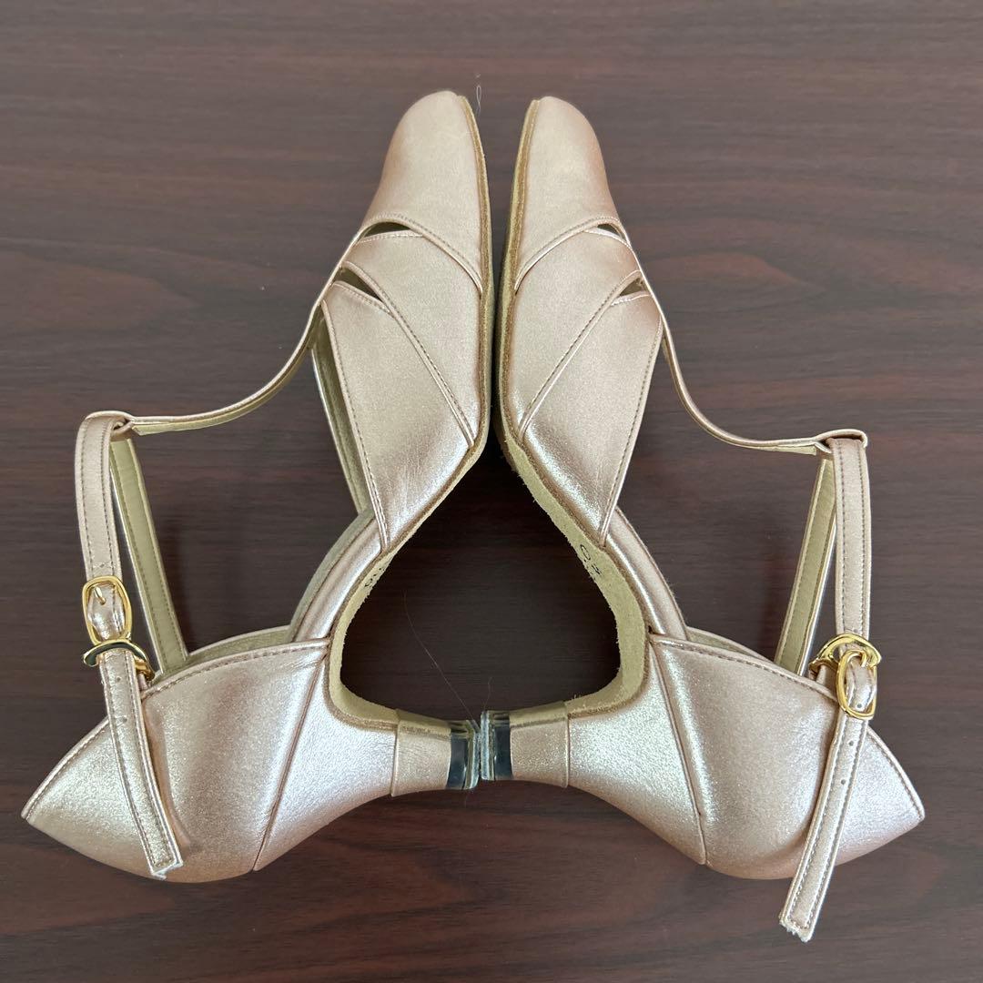 【美品】タカダンス　ダンス兼用パンプス　23cm