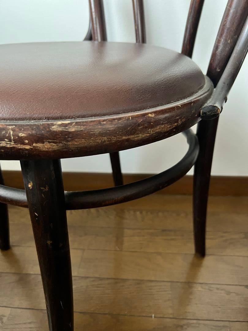 【アンティークチェア】希少 2脚セット チェコスロバキア製 レトロ モダン