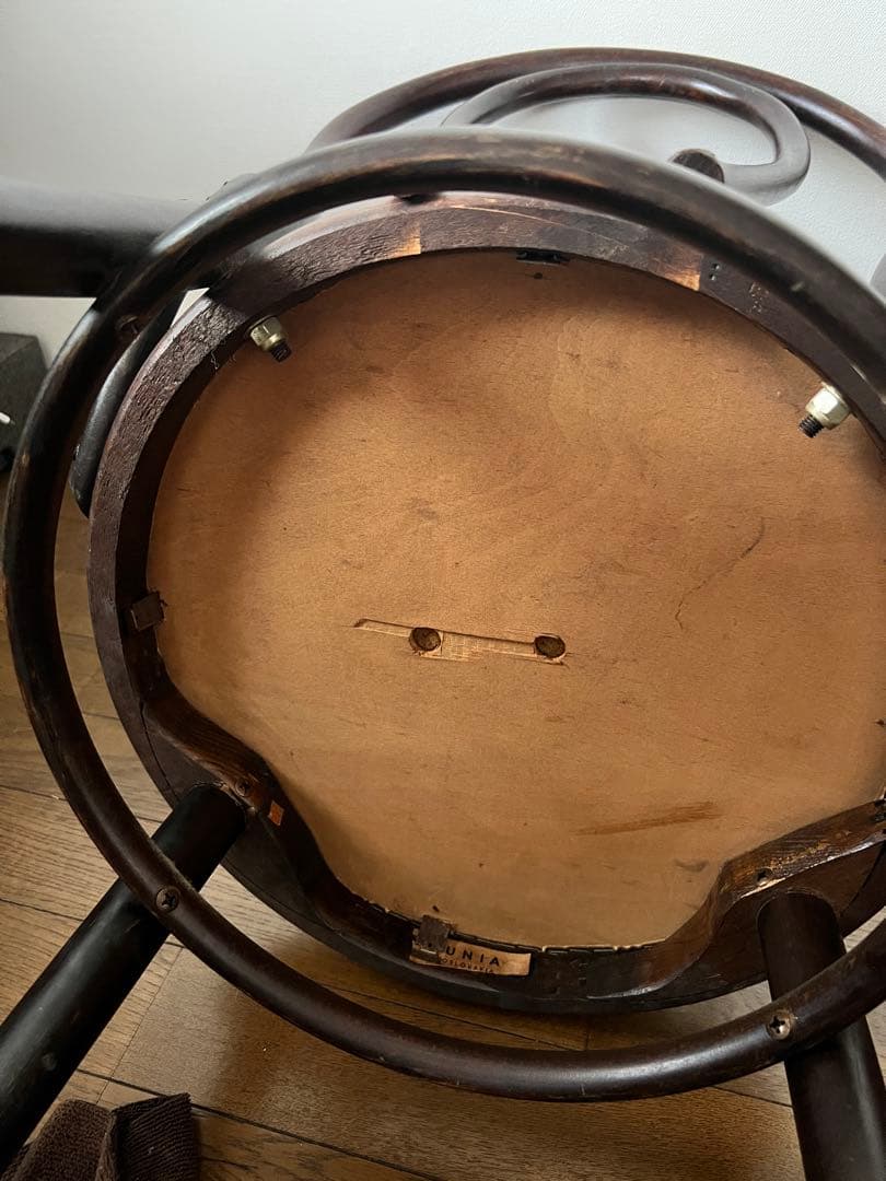 【アンティークチェア】希少 2脚セット チェコスロバキア製 レトロ モダン