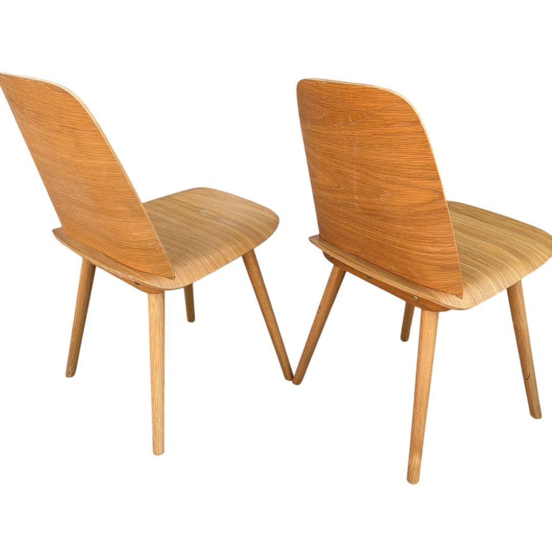 【美品】muuto ムート Nerd Chair ナードチェア オーク 2脚分①
