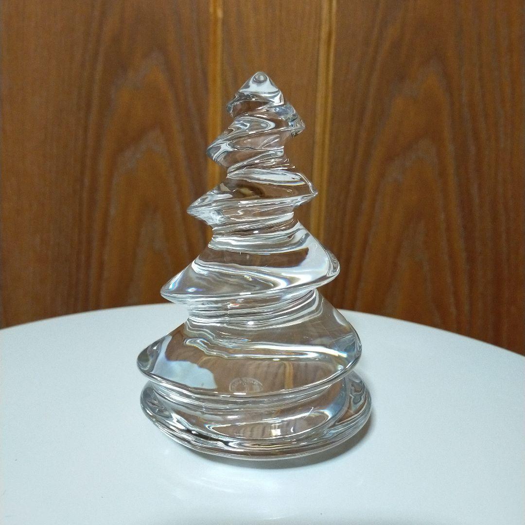 専用箱入り フォレストクリスマスツリー 高さ13cm Baccarat バカラ