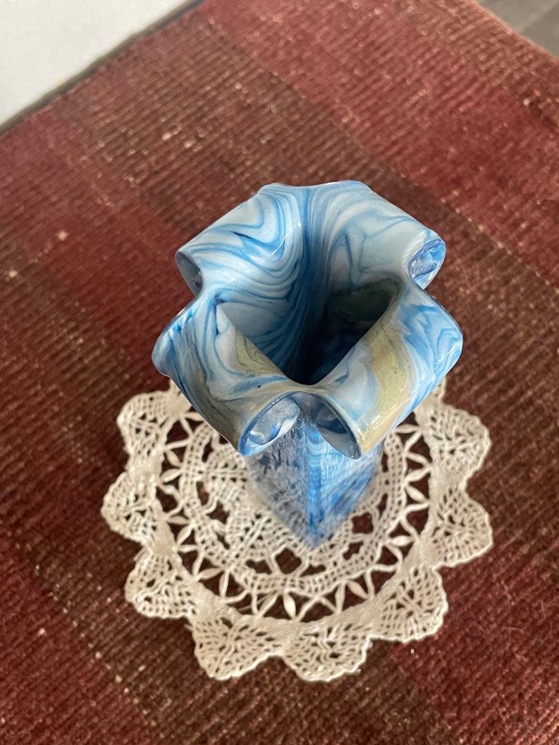 マルタ島の美しい花びん☆ハンドメイド