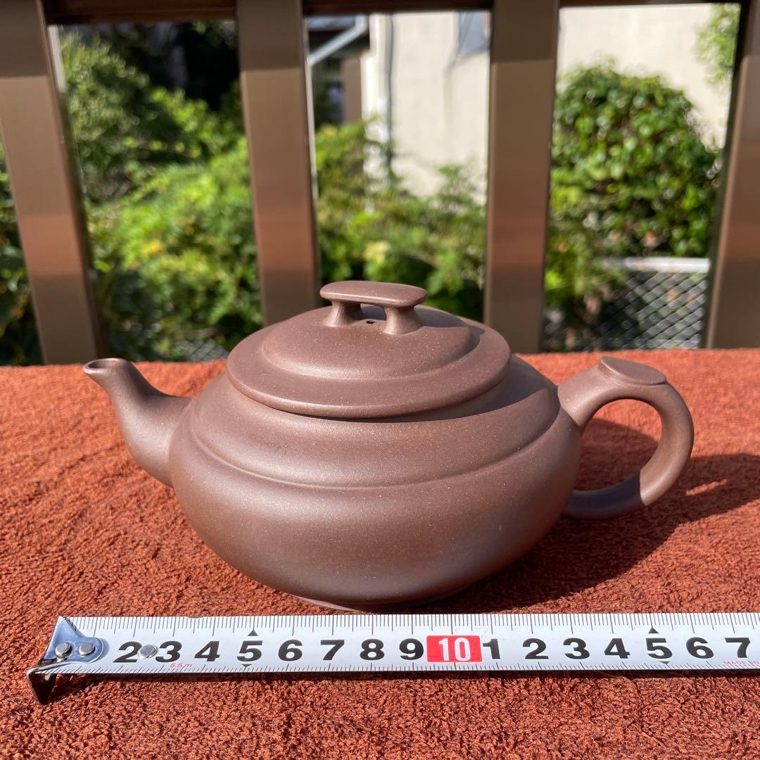 中国 砂壺 朱泥 如意 手作り 煎茶道具