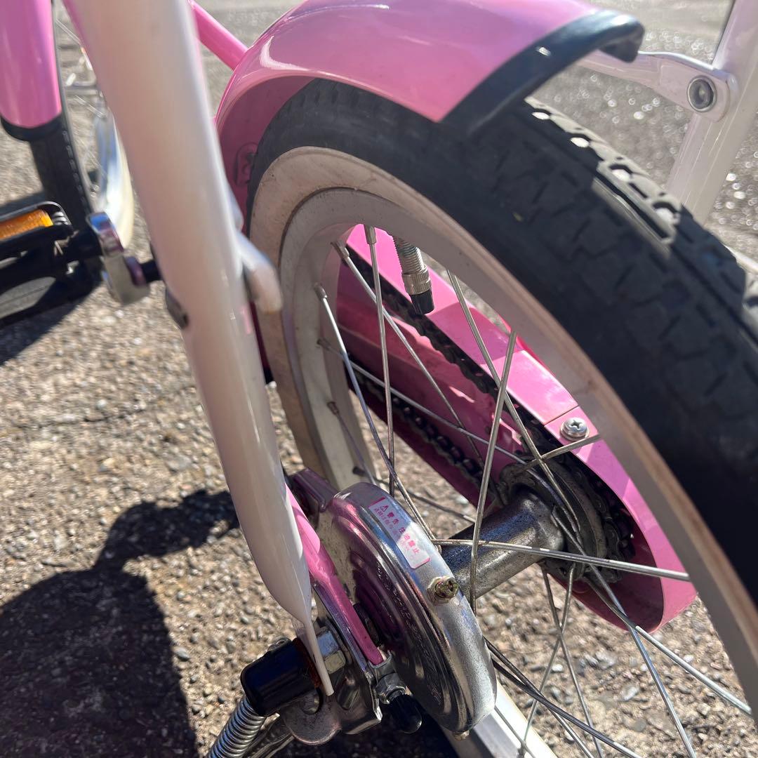 【練馬区引取り/手渡希望】16インチ　子ども用自転車（ピンク）