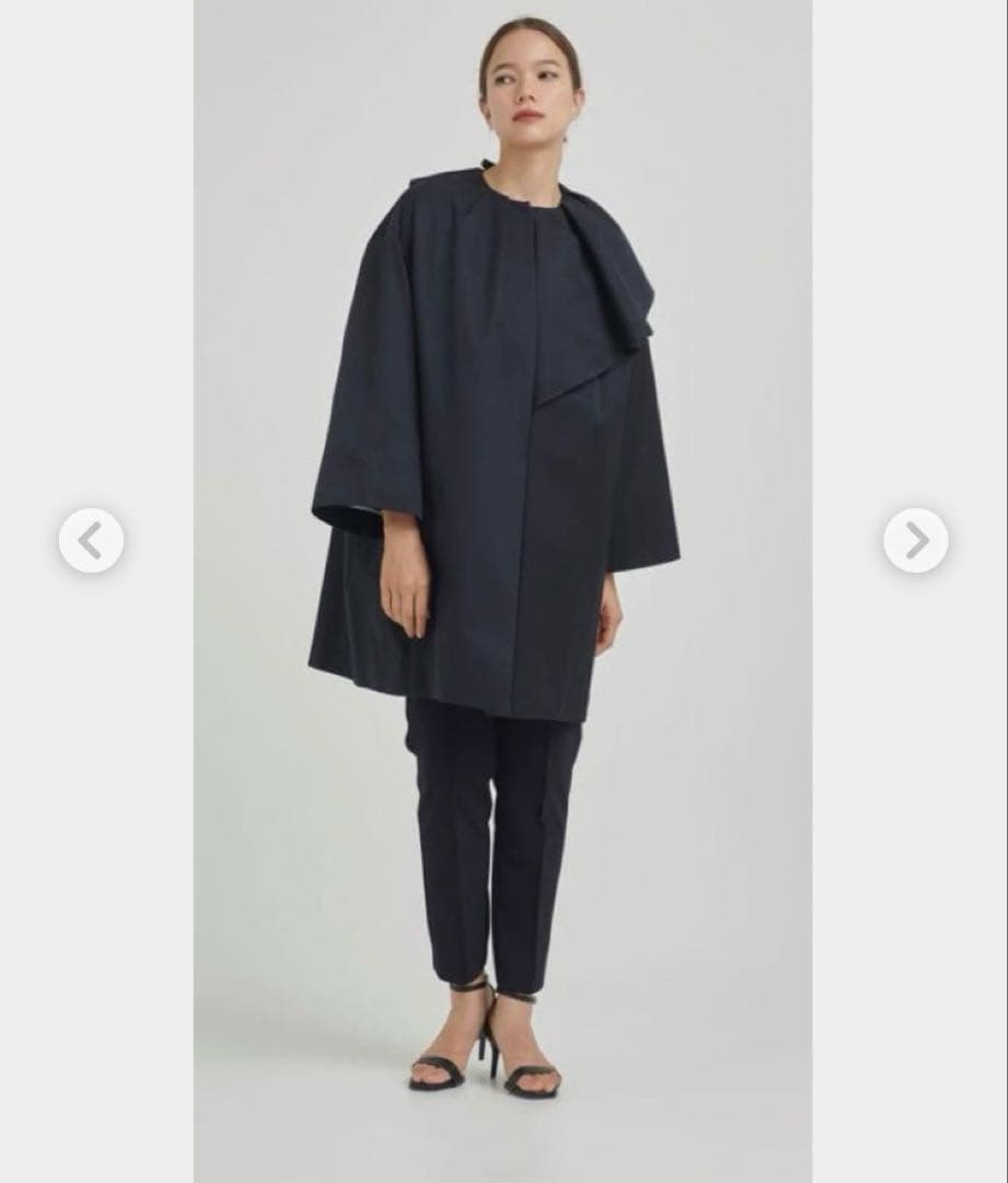 ツイルサイドフレアコート　yori