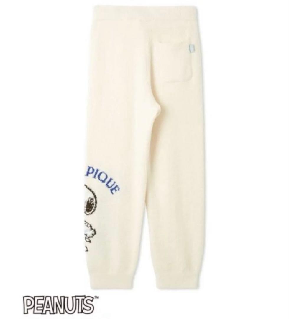 ジェラートピケ ジャガードプルオーバー＆ロングパンツ　スヌーピー