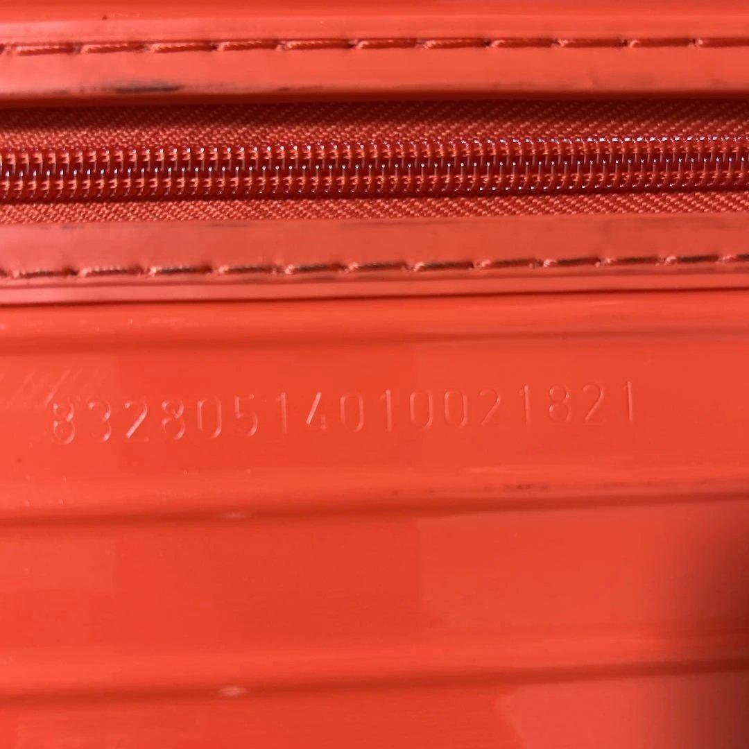 超美品リモワトランクプラス　オレンジ 1度使用限定色