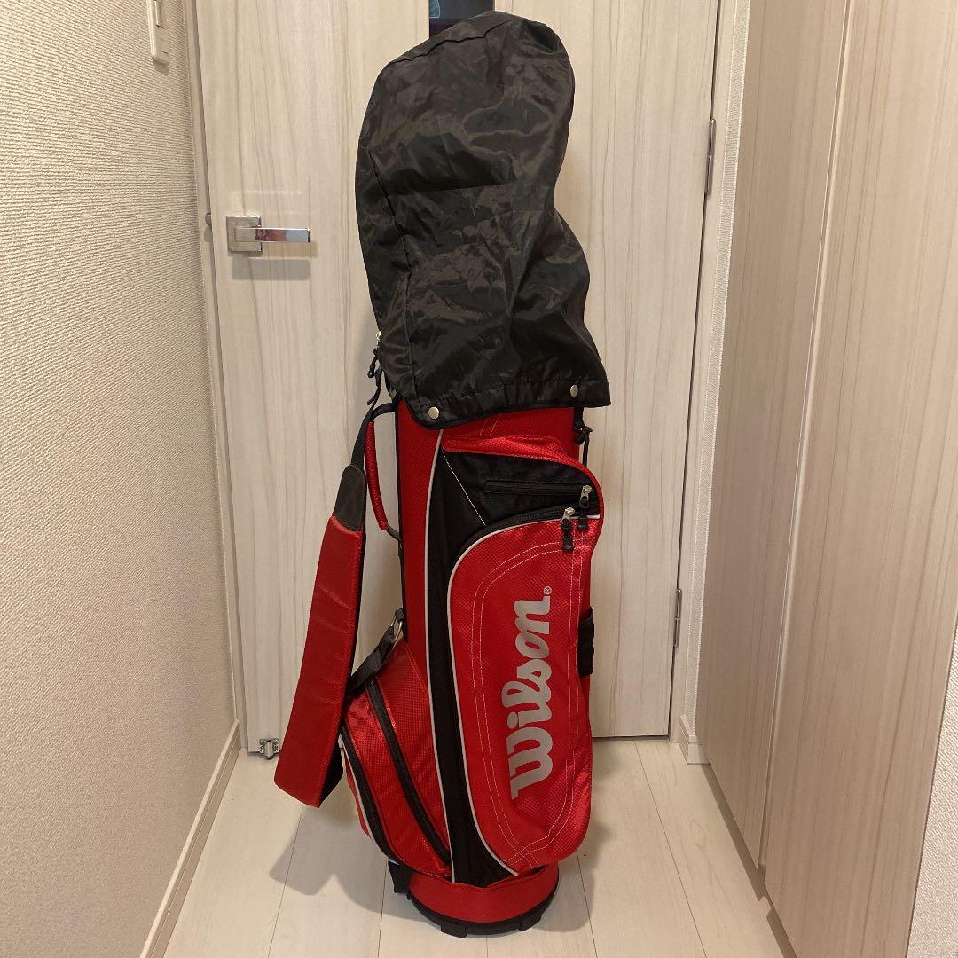 新品未使用　Wilson ゴルフバッグ(レッド)
