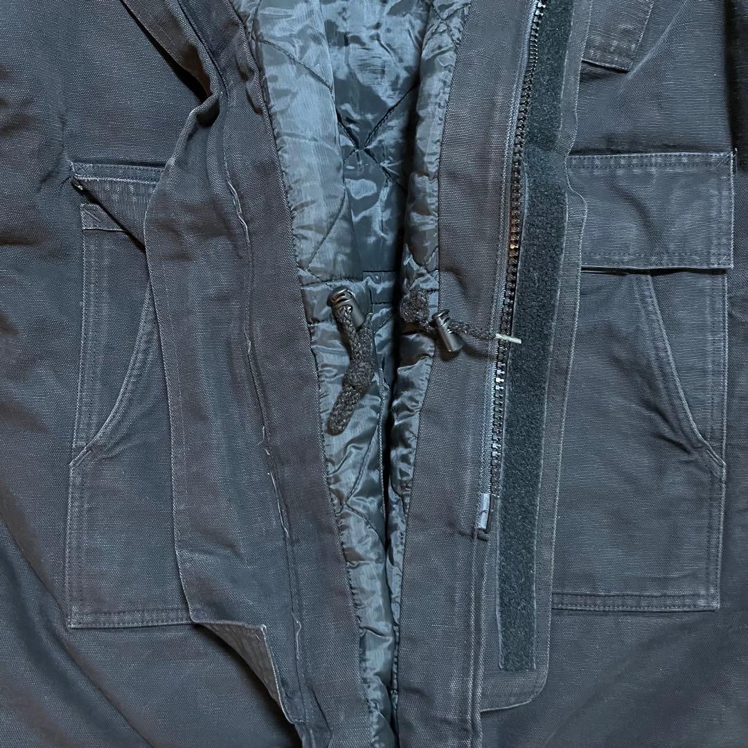 90s Carhartt シベリアンパーカー USA製 ブラック