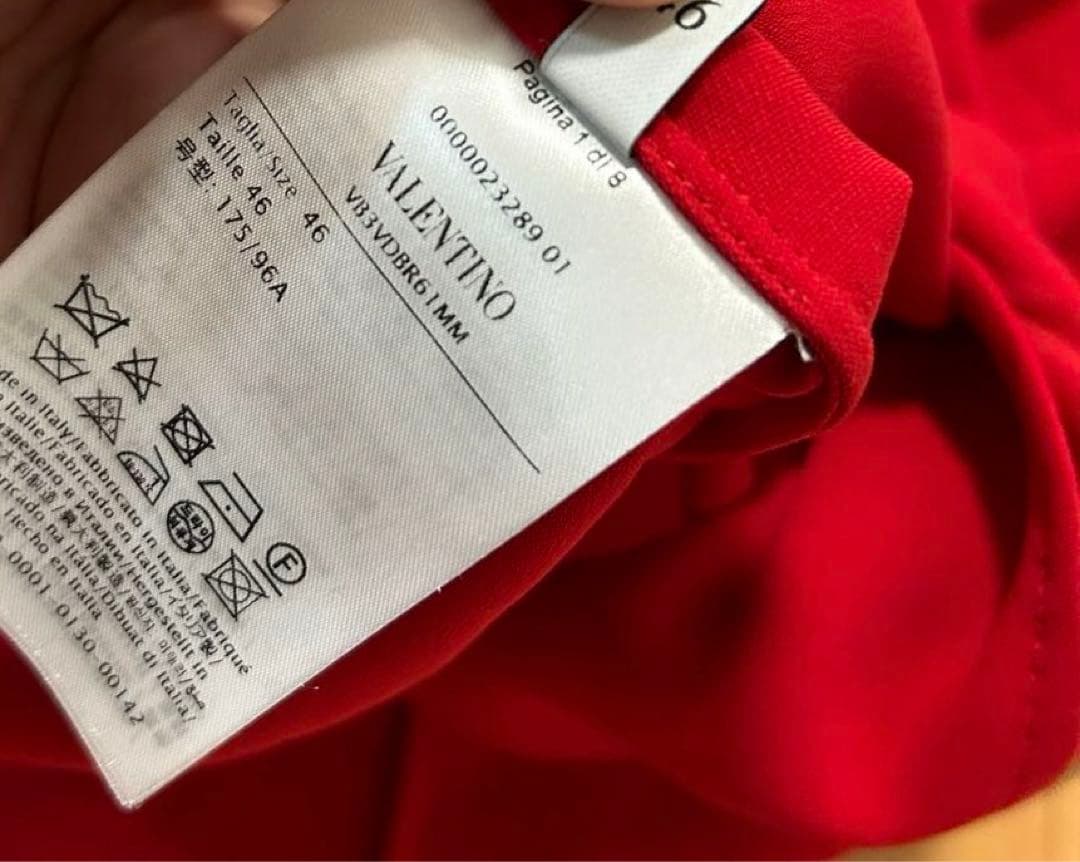 VALENTINO レッド ドレス ワンピース