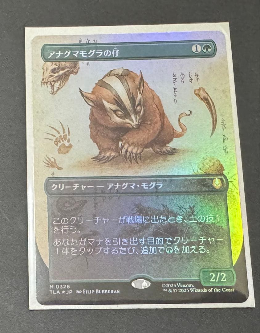 アナグマモグラの仔 foil mtg